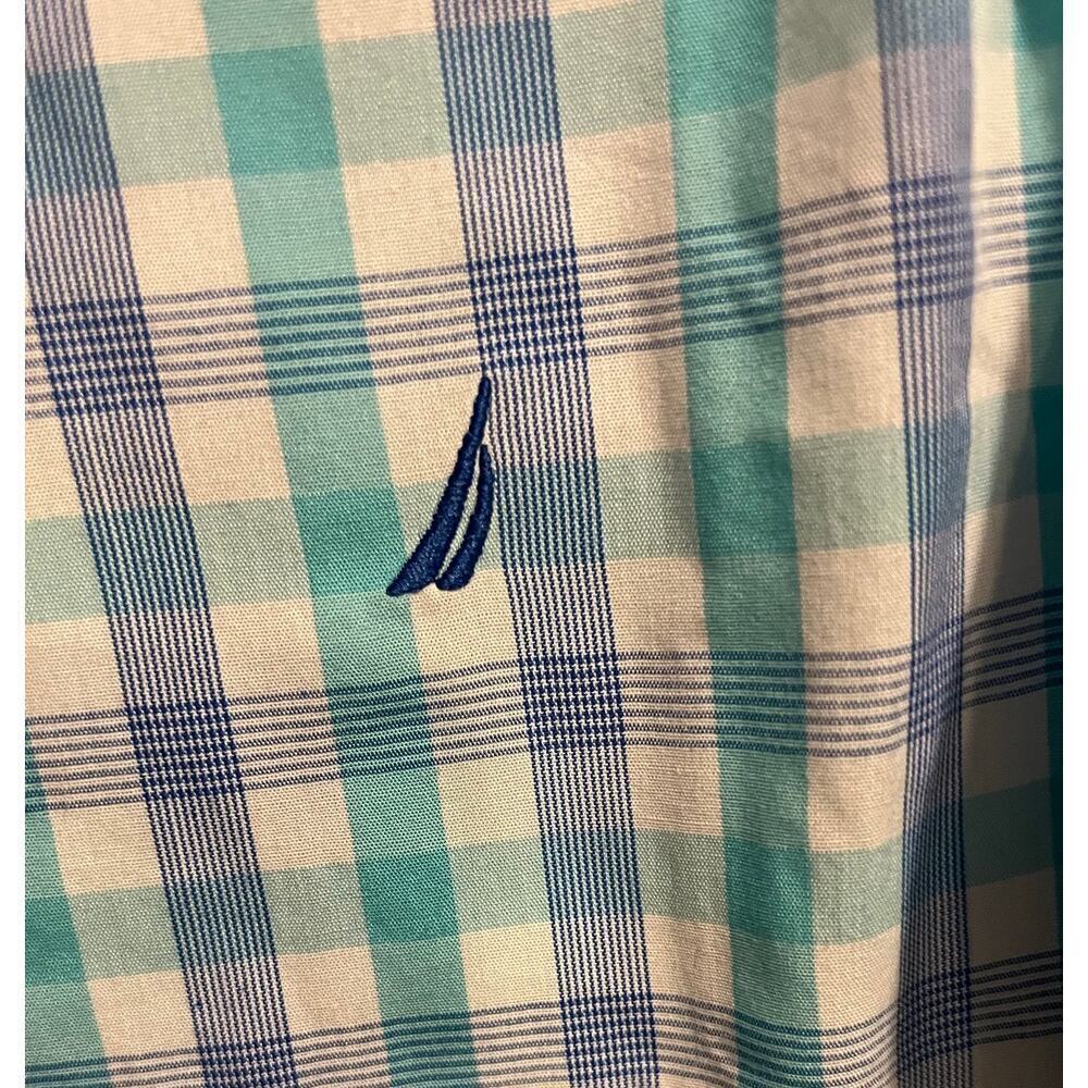 Nautica Boys Button Down Shirt - Size Small (8) - Picture 2 of 6
